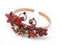 Preview: Twisted Flowers Bangle in red (antique copper) Konplott